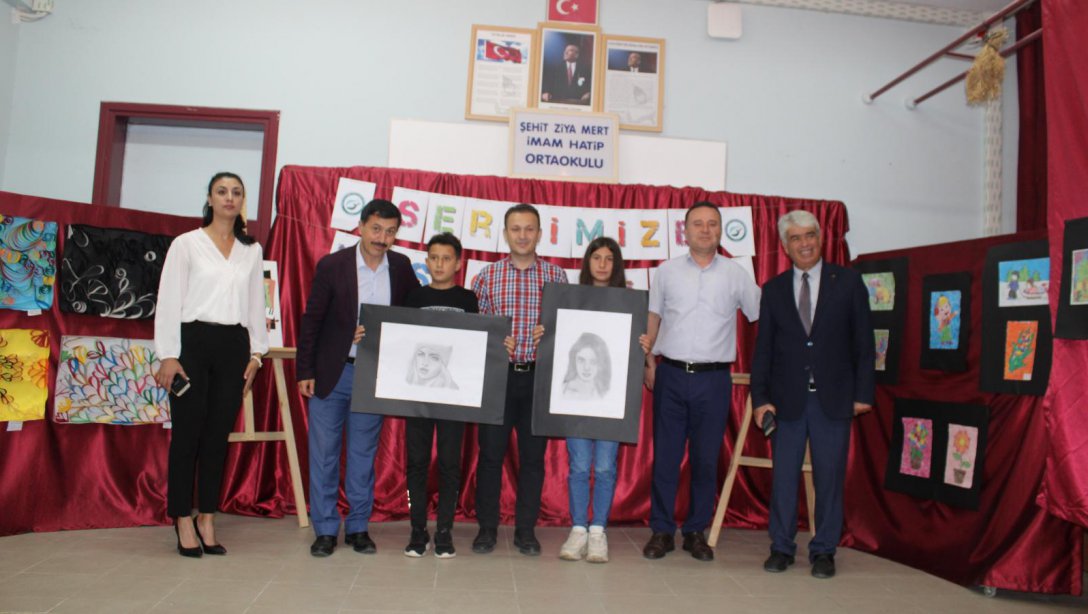 Şehit Ziya Mert İmam Hatip Ortaokulu Görsel Sanatlar Yıl Sonu Sergisi