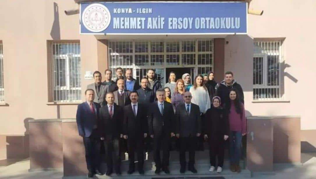 İl Millî Eğitim Müdürümüz Murat Yiğit, Ilgın Mehmet Akif Ersoy Ortaokulunu Ziyaret Etti