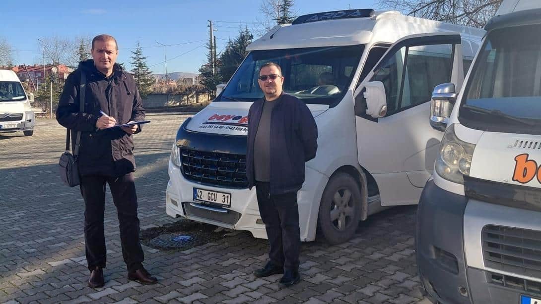 Okul Servisleri Denetimi Yapıldı